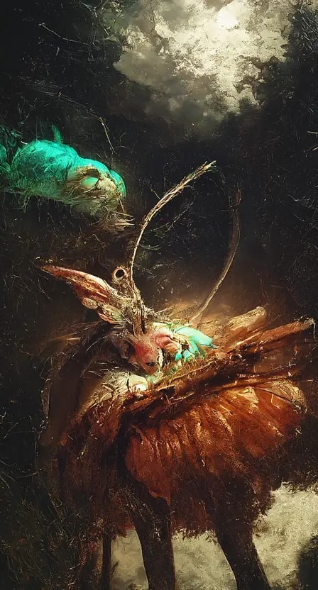 AI generated image of a dream