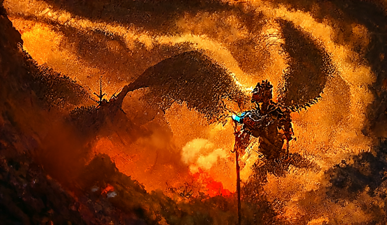 #starryai AI Art Challenge Roundup: The God of War
