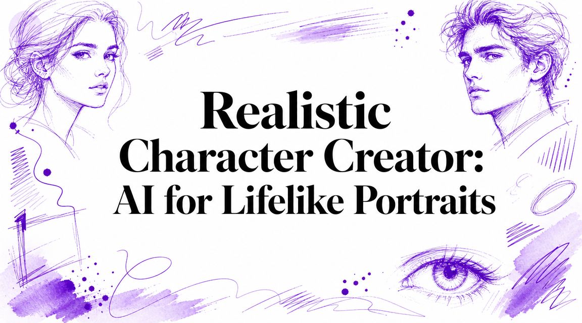 Realistic Character Creator: AI for Lifelike Portraits
