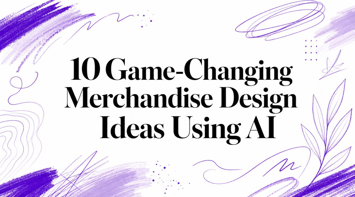 10 Game-Changing Merchandise Design Ideas Using AI