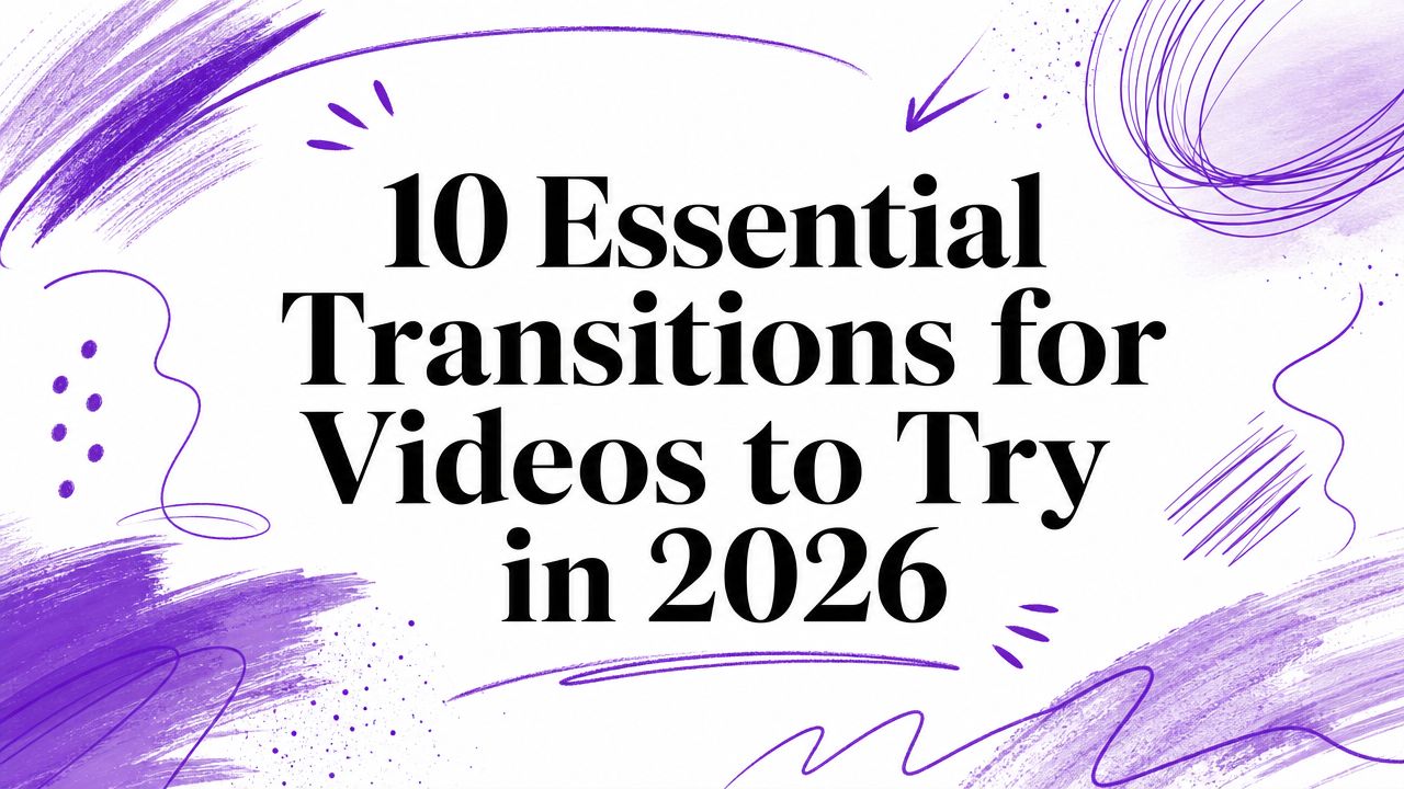 10 Essential Transitions for Videos to Try in 2026