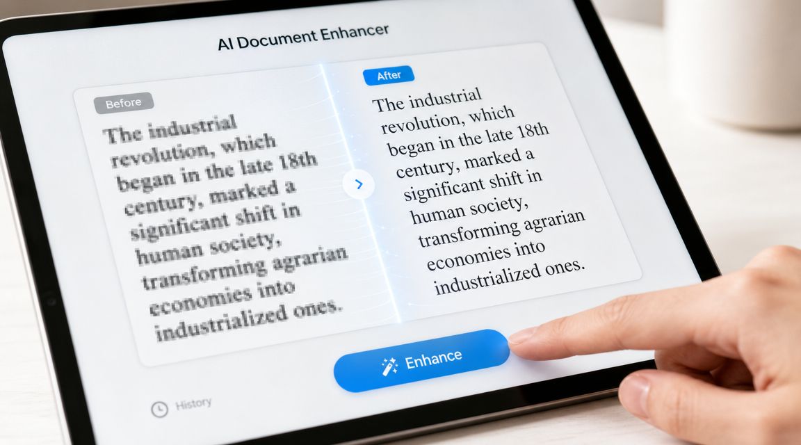 Using AI for Text Upscaling and Clarification