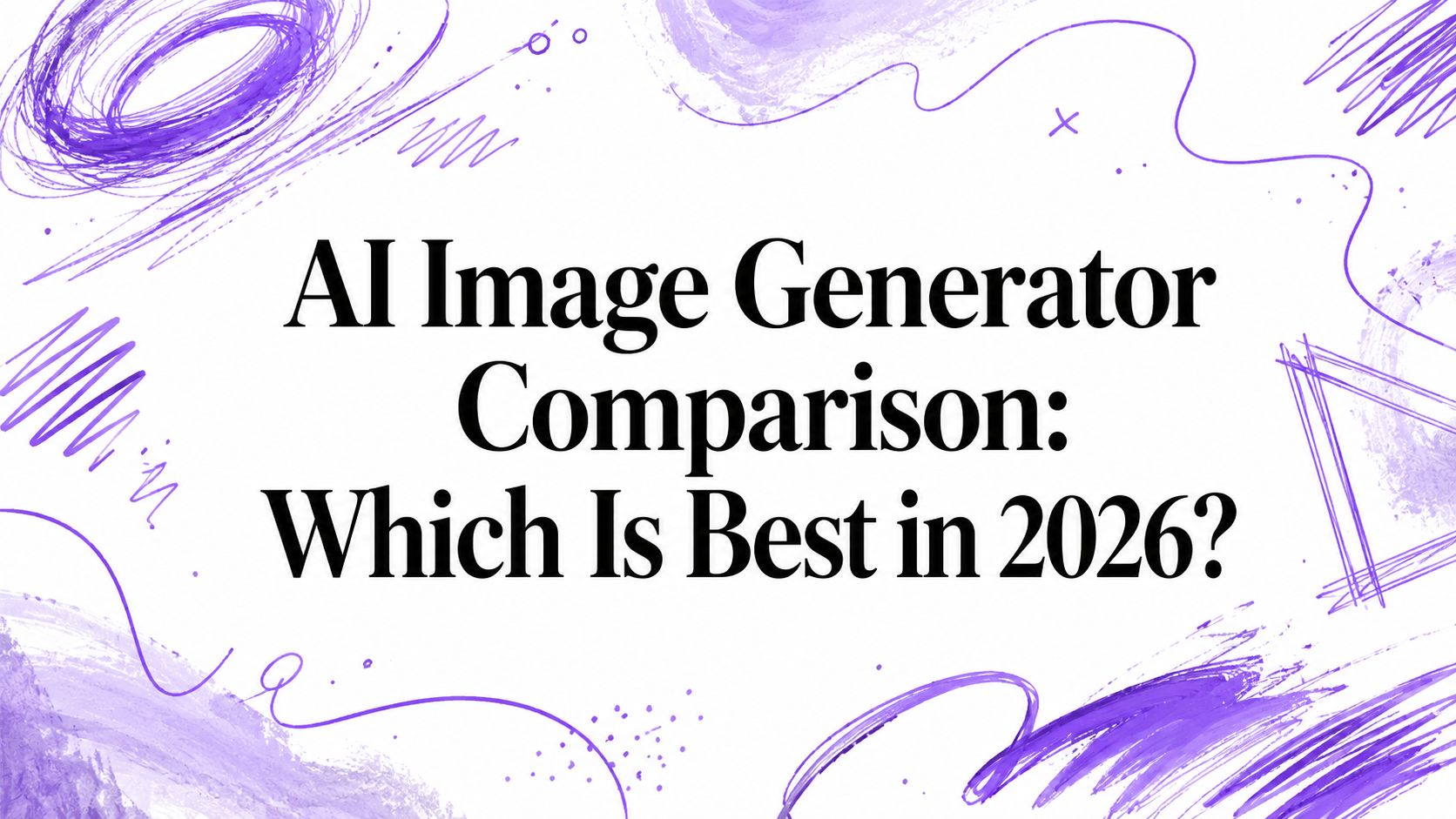 AI Image Generator Comparison: Which Is Best in 2026?