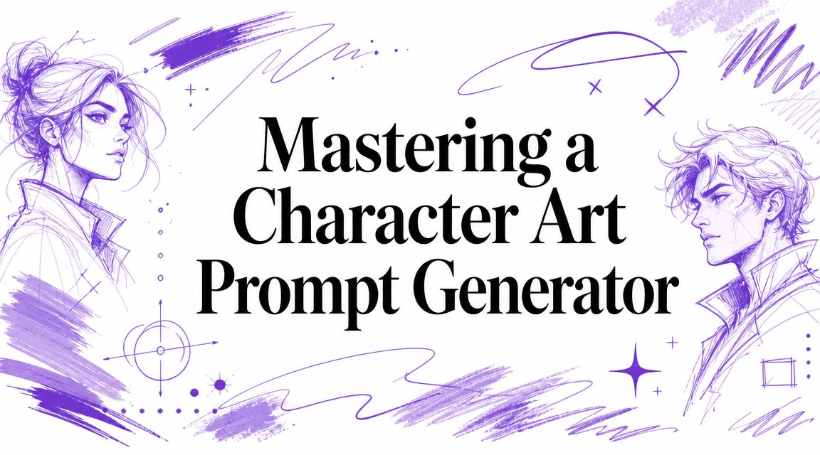 Mastering a Character Art Prompt Generator