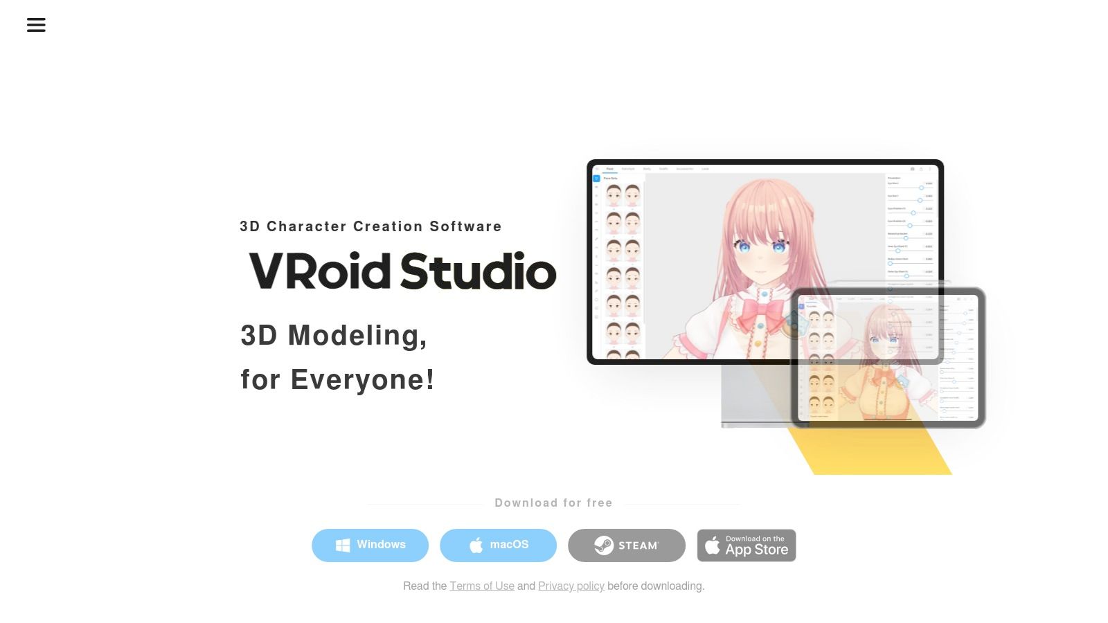 VRoid Studio (by Pixiv)