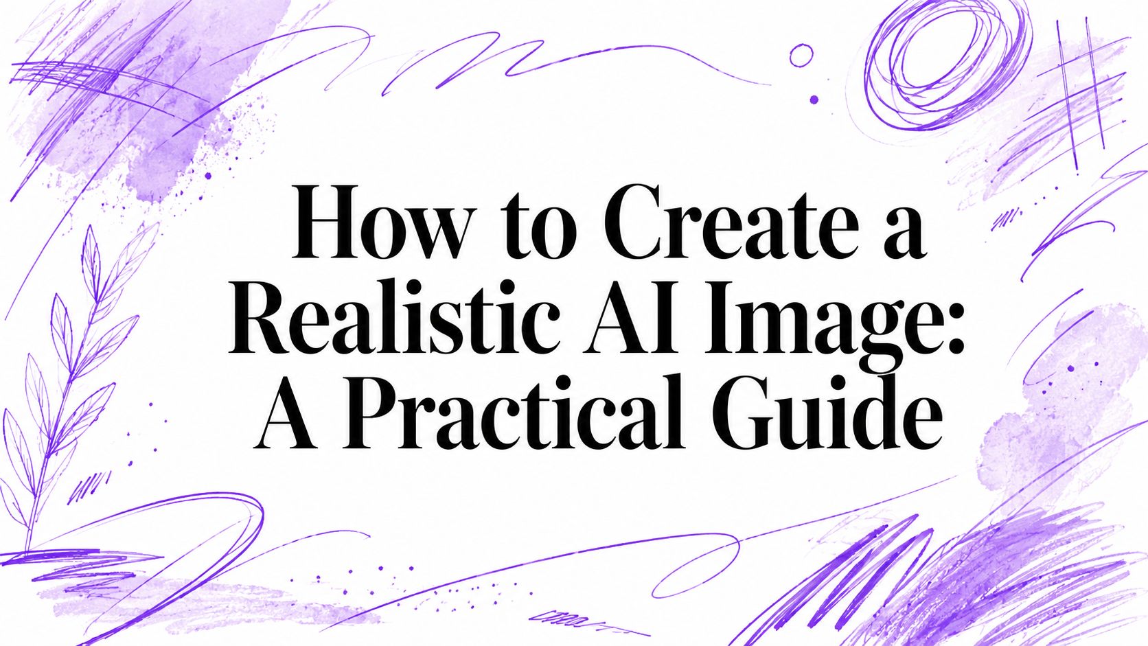 How to Create a Realistic AI Image: A Practical Guide