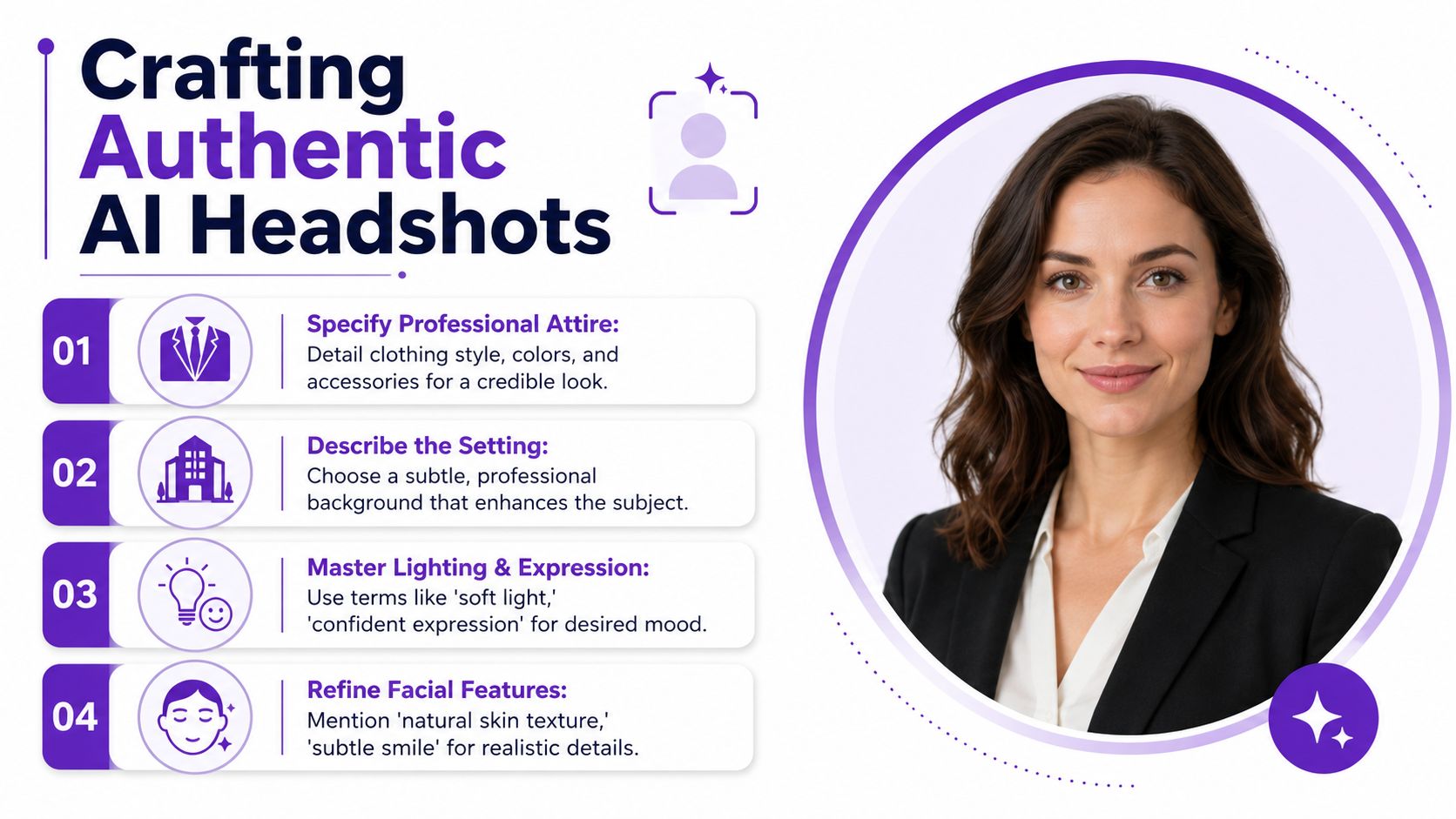A guide on how to create authentic professional AI headshots for your LinkedIn profile or business website.