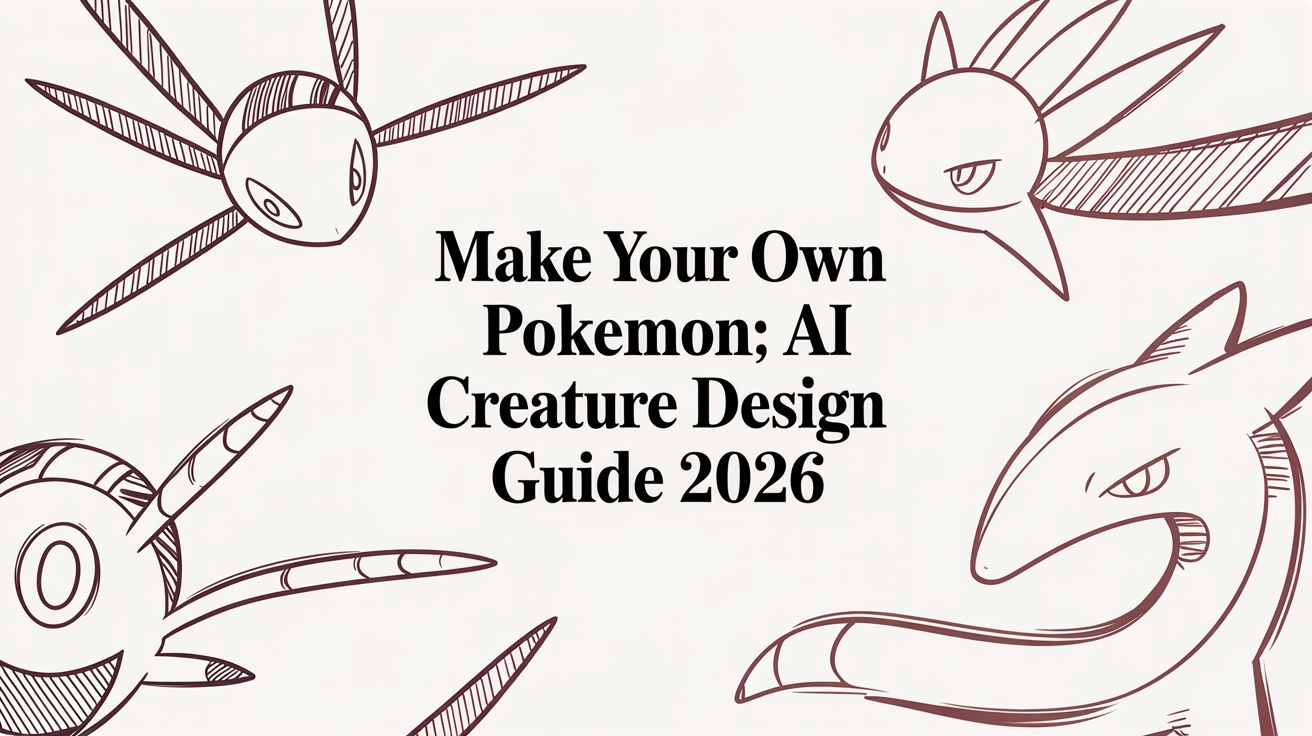 Make Your Own Pokemon: AI Creature Design Guide 2026