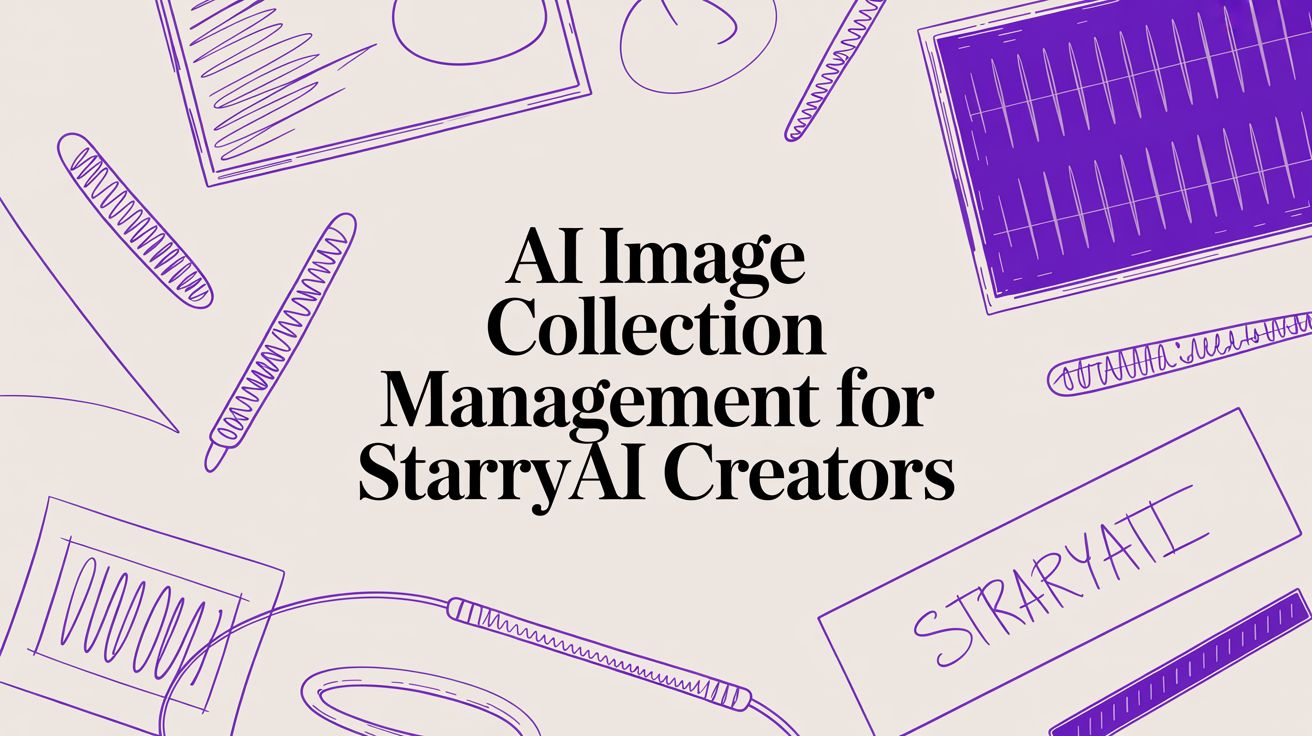 AI Image Collection Management for Starryai Creators