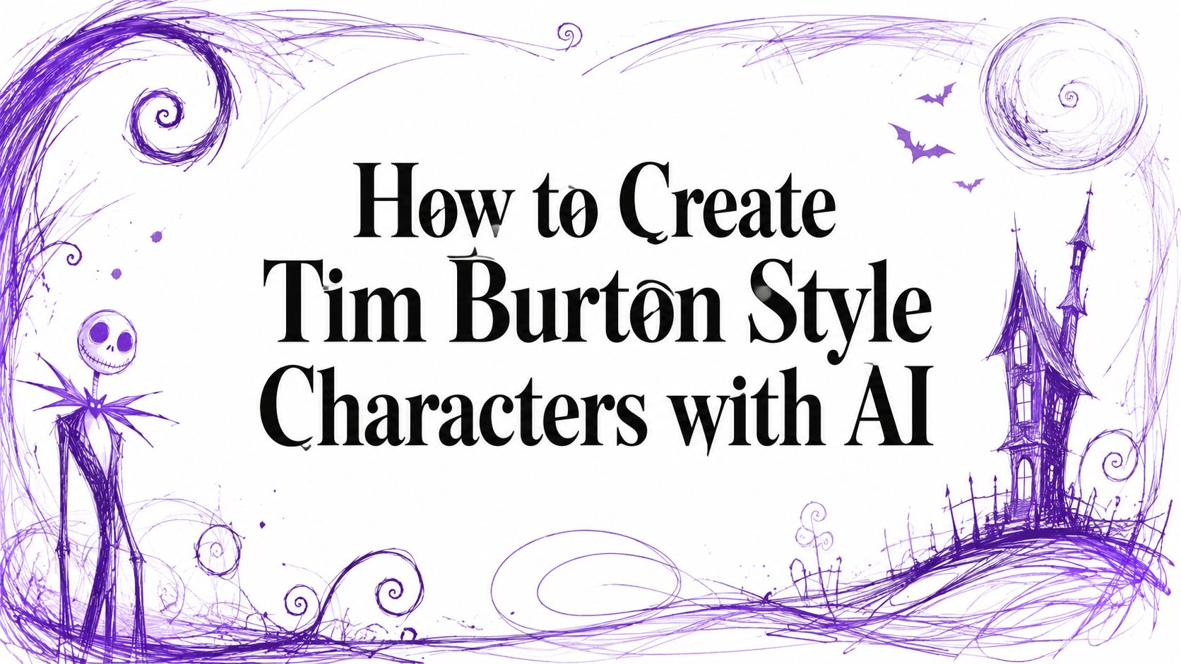 How to Create Tim Burton Style Characters with AI