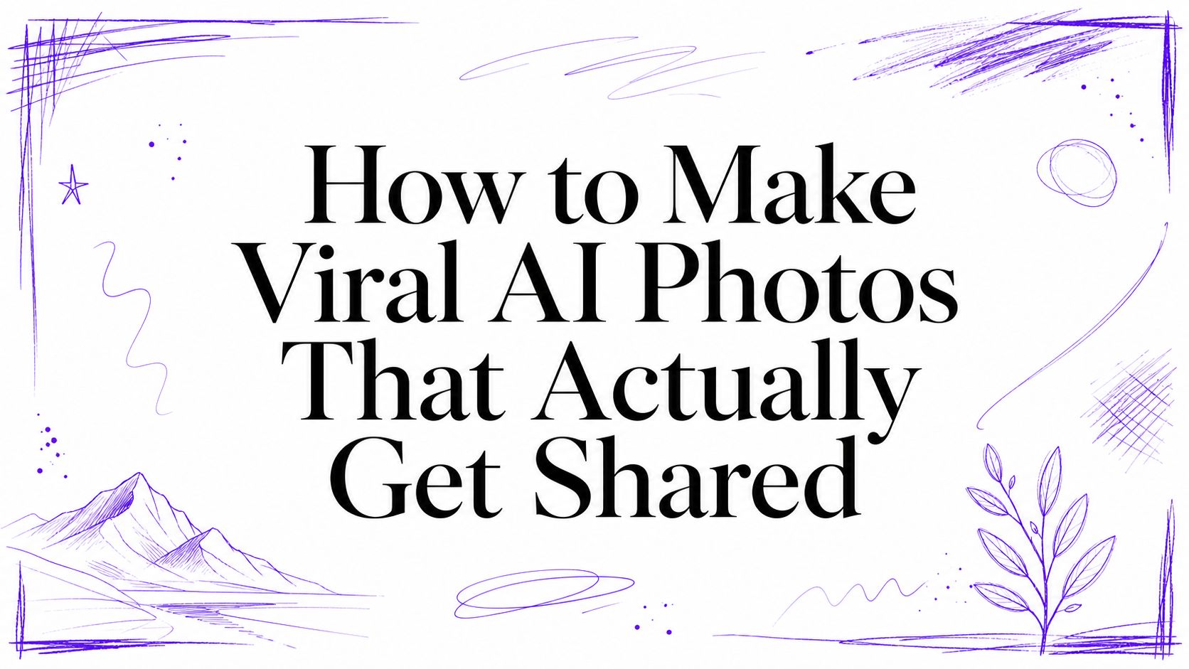 How to Make Viral AI Photos That Actually Get Shared