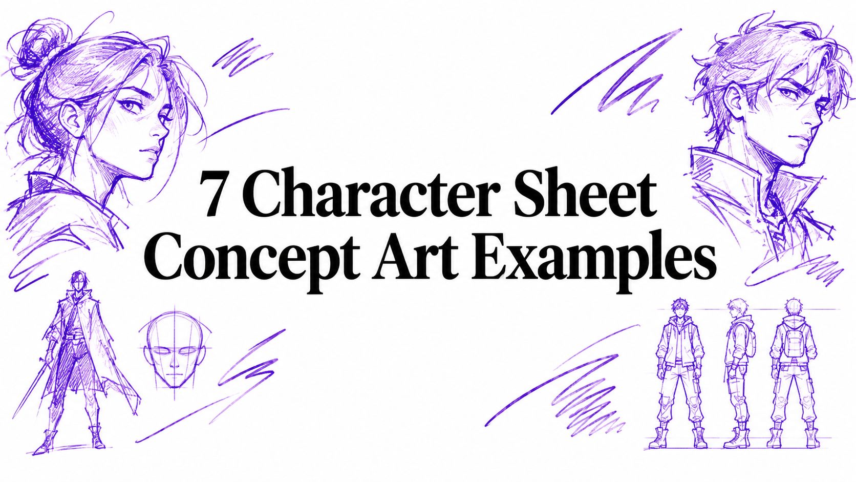 7 Character Sheet Concept Art Examples
