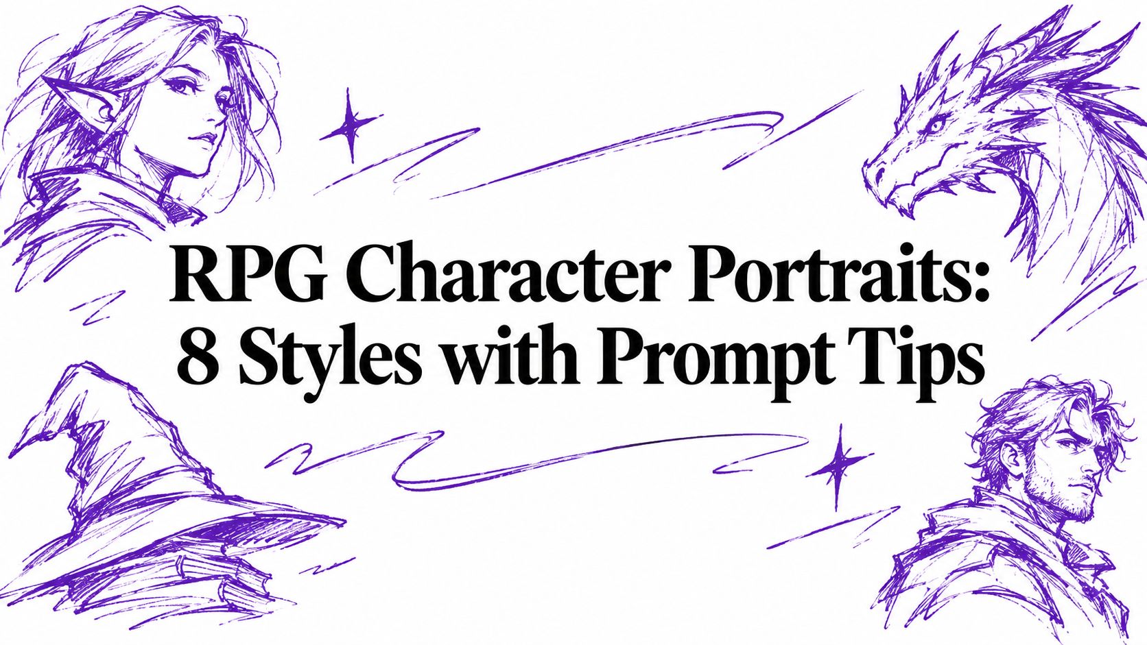 RPG Character Portraits: 8 Styles with Prompt Tips