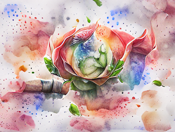 watercolour illustrated ai generated