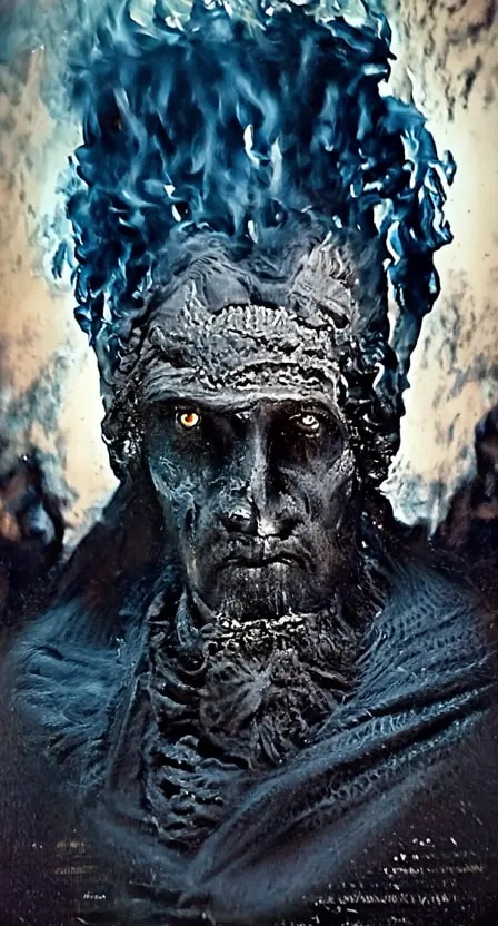 Ai generated portrait of Hades